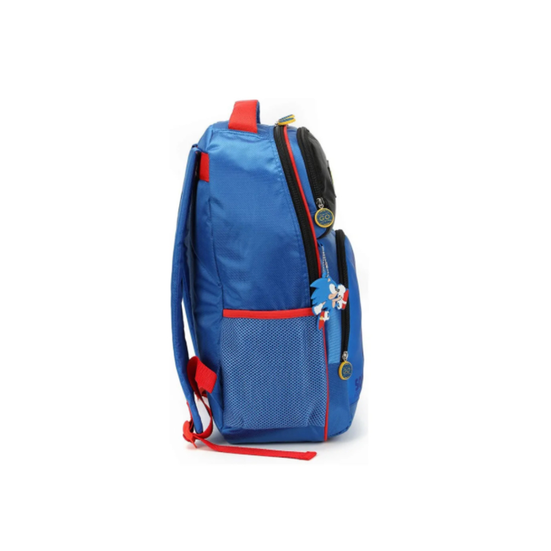 Mochila Escolar Notebook Sonic The Hedgehog Azul