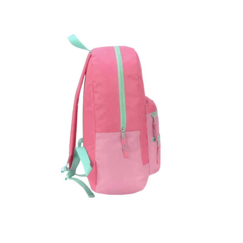 Mochila De Costas Adv Rosa E Verde